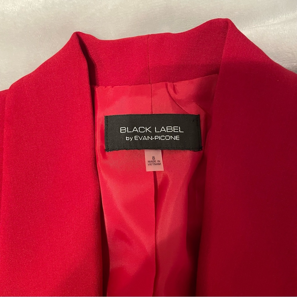 Black Label Red Blazer - Picture 3 of 5